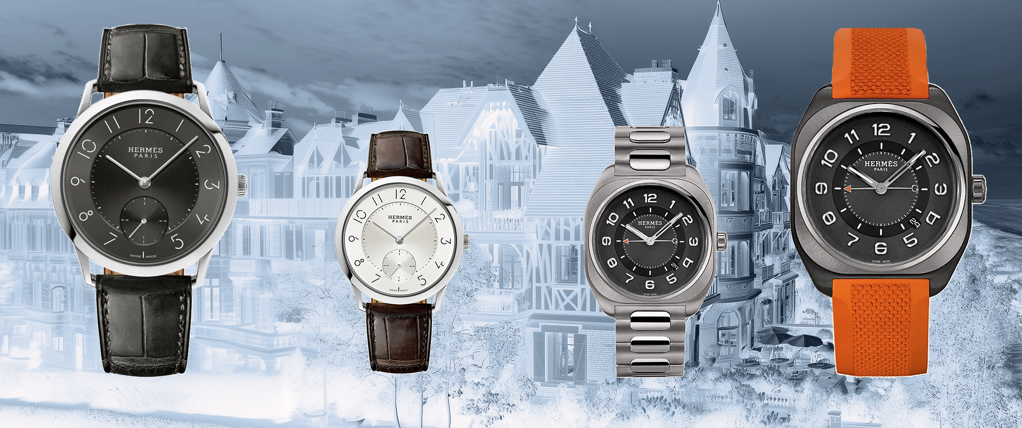 histoire montres hermes slim et h08